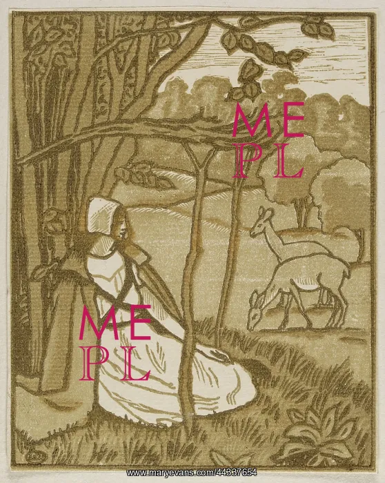 : Frontispiece, C'est D'Aucassin et de Nicolette : Frontispiece, C'est D'Aucassin et de Nicolette