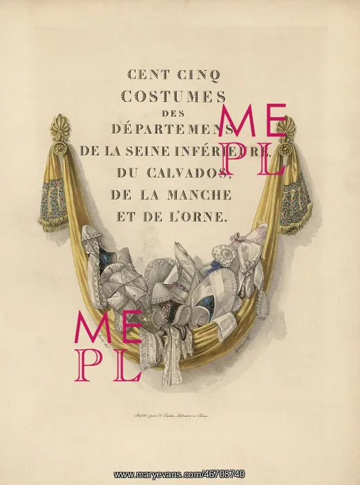 : Frontispiece: Costumes of the departments of : Frontispiece: Costumes of the departments of