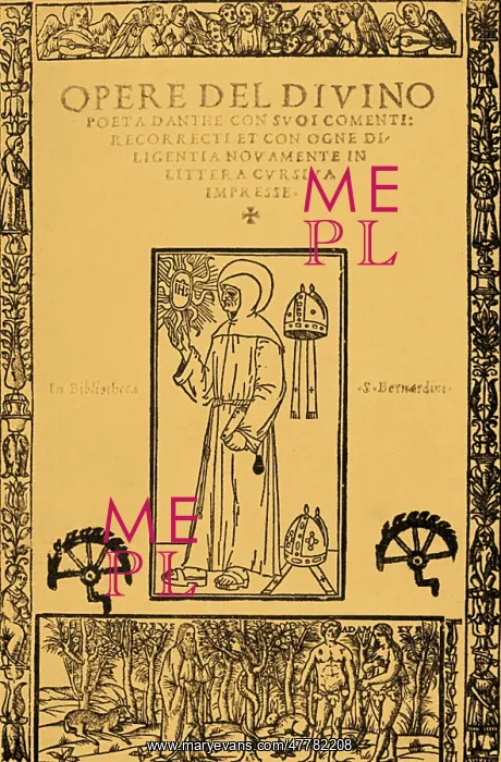 : Frontispiece from Dante's Divine Comedy : Frontispiece from Dante's Divine Comedy