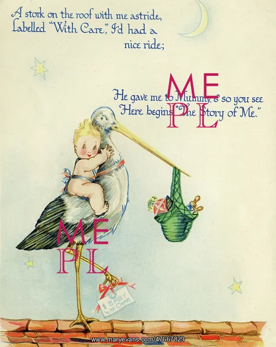 : Frontispiece design, The Story of Me : Frontispiece design, The Story of Me