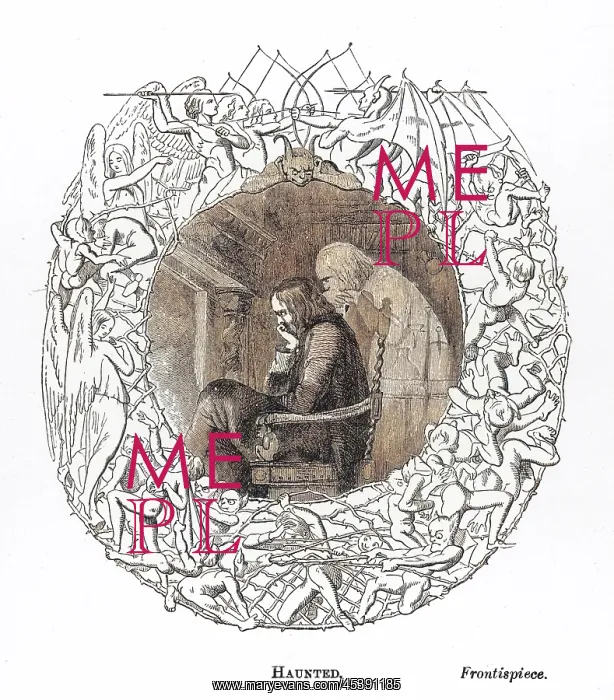 : Frontispiece to The Haunted Man by Dickens : Frontispiece to The Haunted Man by Dickens