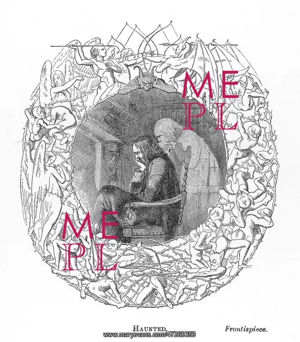 : Frontispiece to The Haunted Man by Dickens : Frontispiece to The Haunted Man by Dickens