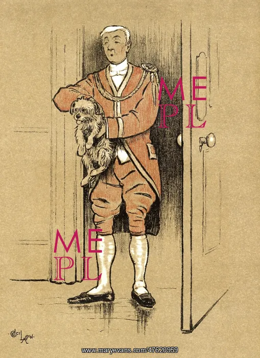 : Frontispiece illustration by Cecil Aldin, The Snob : Frontispiece illustration by Cecil Aldin, The Snob