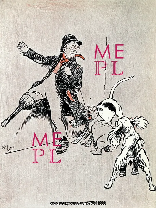  : Frontispiece illustration, The Dogs of War