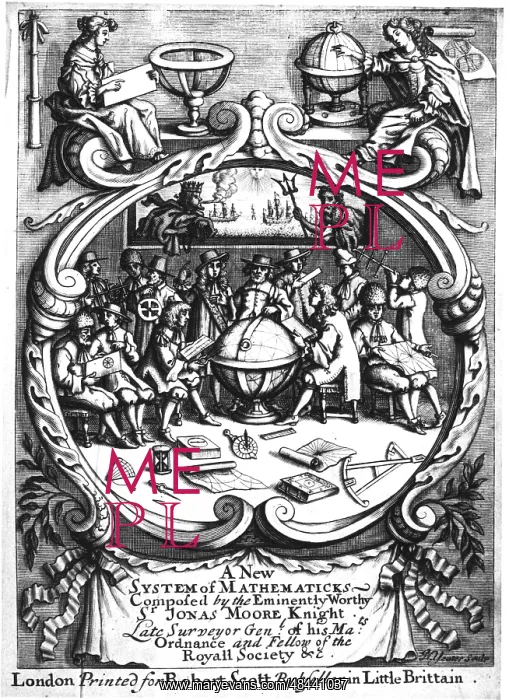 : Frontispiece of A New System of Mathematicks : Frontispiece of A New System of Mathematicks