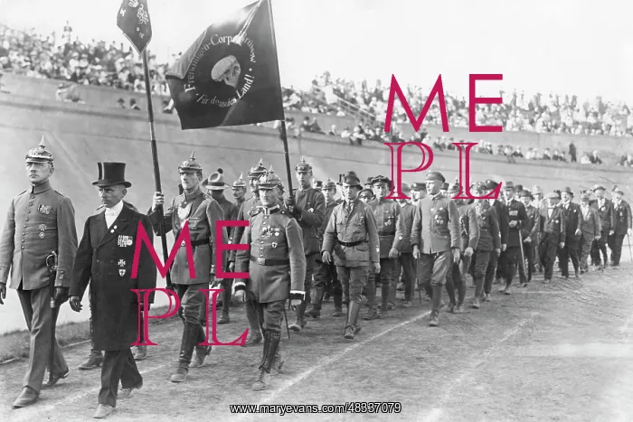 : Frontkaempfertag - Frontline soldiers day in Berlin, 1921 : Frontkaempfertag - Frontline soldiers day in Berlin, 1921