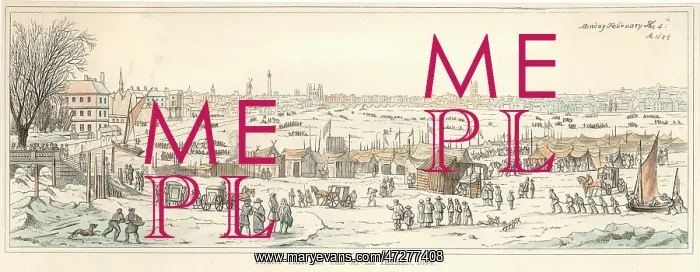 : Frost Fair - Thames - 1684 : Frost Fair - Thames - 1684