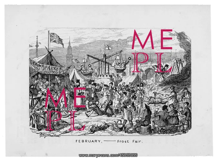 : FROST FAIR / THAMES / 1838 : FROST FAIR / THAMES / 1838
