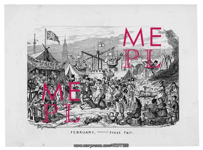  : FROST FAIR / THAMES / 1838