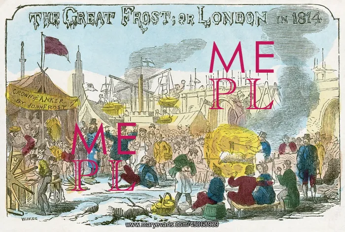 : Frost fair on the Thames : Frost fair on the Thames