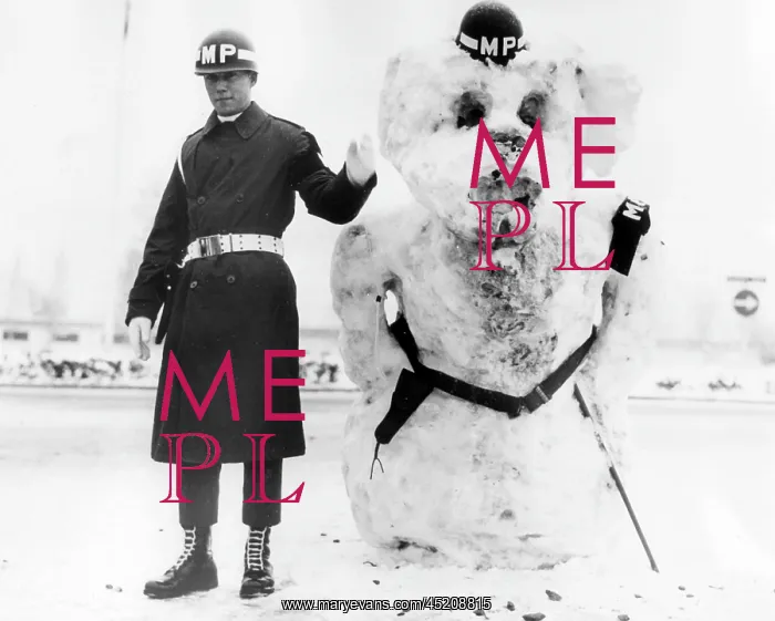 : A frosty U.S. soldier in Germany : A frosty U.S. soldier in Germany