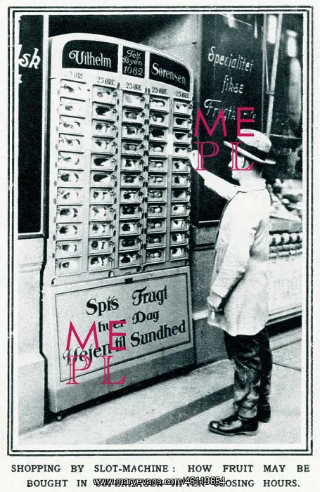 : Fruit bought from a slot-machine 1928 : Fruit bought from a slot-machine 1928