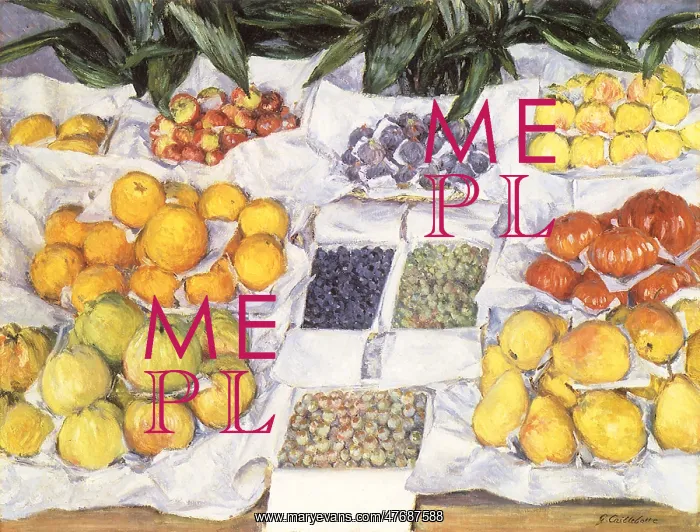 : Fruit Displayed on a Stand