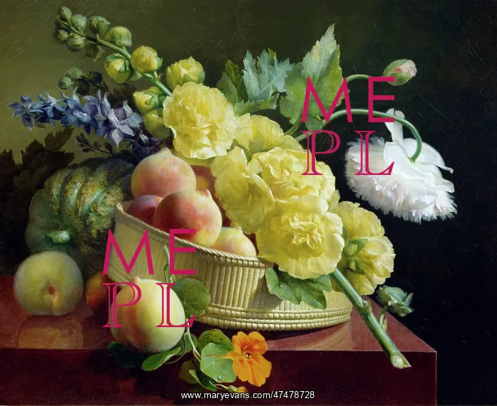 : Fruit and Flowers Still Life : Fruit and Flowers Still Life