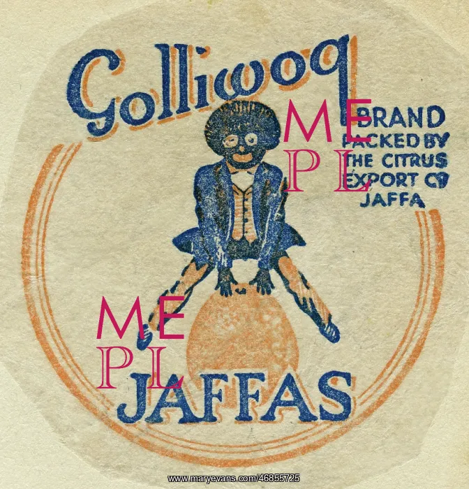 : Fruit Label -- Golliwog Jaffas : Fruit Label -- Golliwog Jaffas