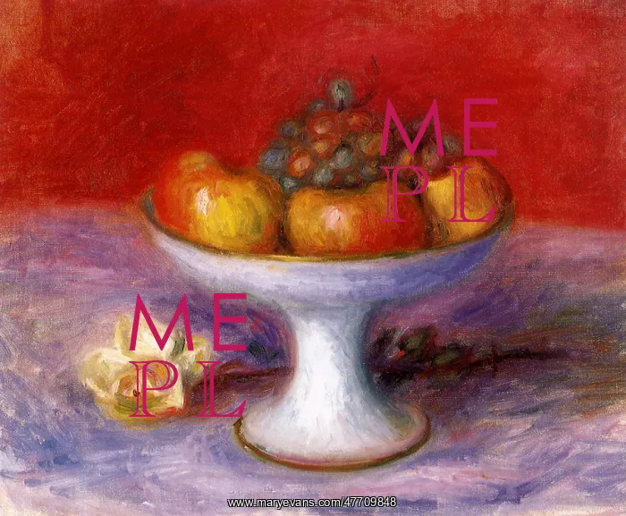  : Fruit and a White Rose