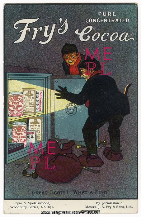 : FRY'S COCOA ADVERT : FRY'S COCOA ADVERT