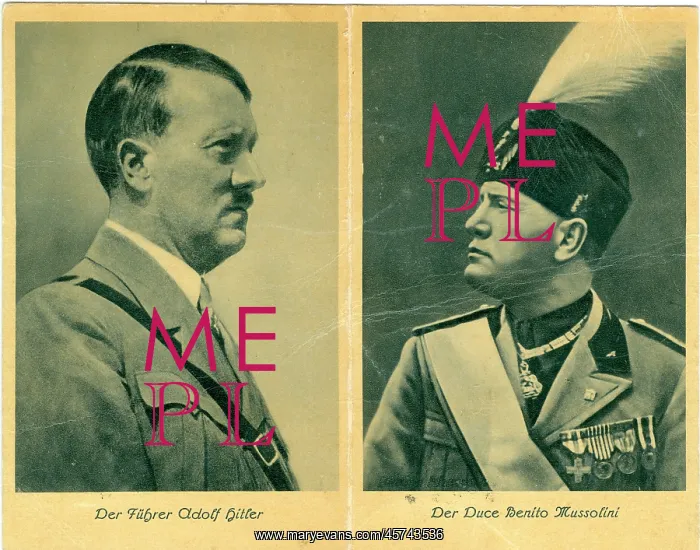 : The Fuhrer, Adolf Hitler & the Duce, Benito Mussolini : The Fuhrer, Adolf Hitler & the Duce, Benito Mussolini