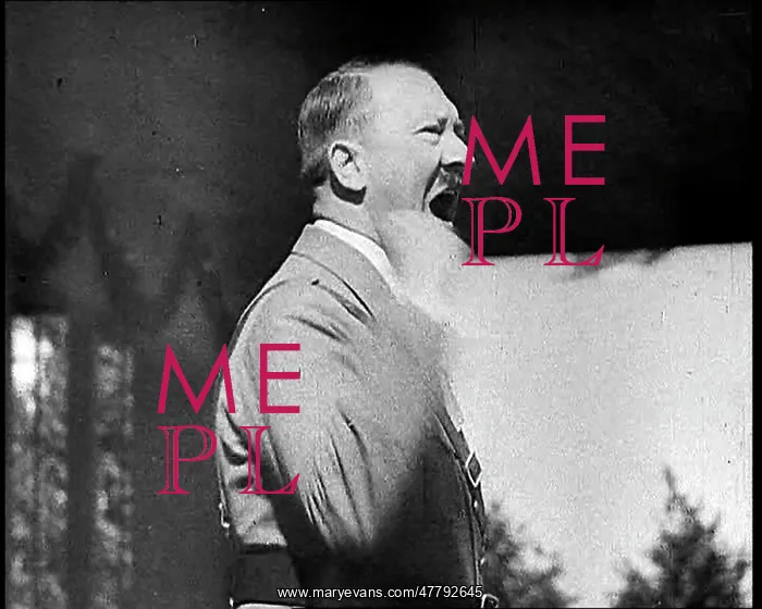: Fuhrer Of Germany Adolf Hitler Giving An Impassioned : Fuhrer Of Germany Adolf Hitler Giving An Impassioned