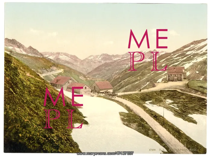 : Fuka Pass, Bernese Oberland, Switzerland : Fuka Pass, Bernese Oberland, Switzerland