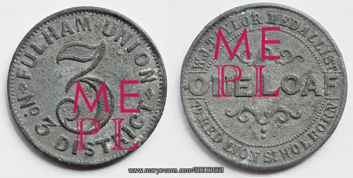 : Fulham Union Bread Token : Fulham Union Bread Token