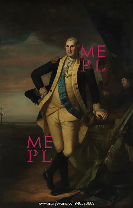 : Full-length portrait of George Washington after : Full-length portrait of George Washington after