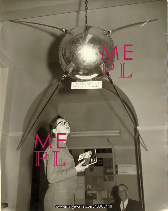 : A full-scale replica of Sputnik I : A full-scale replica of Sputnik I