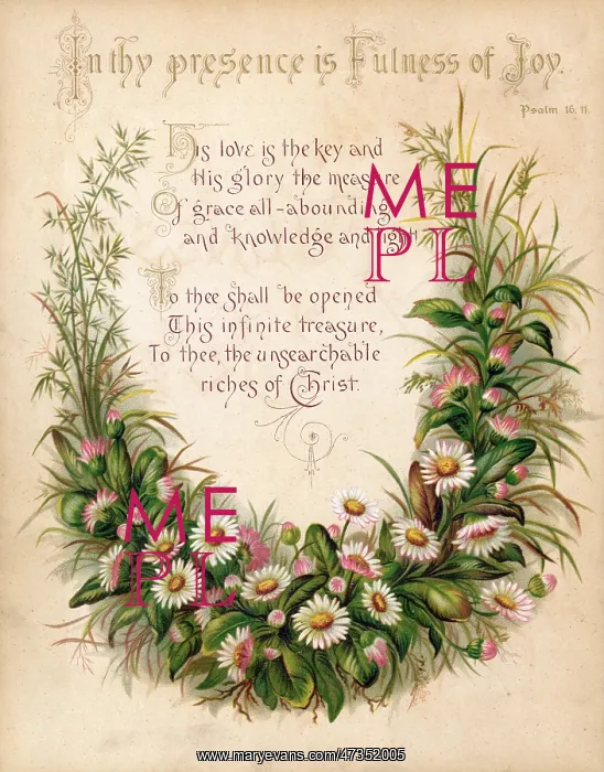 : Fulness of Joy Plate : Fulness of Joy Plate