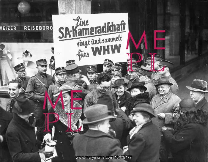 : Fund raising for the Winter Relief, 1937 : Fund raising for the Winter Relief, 1937