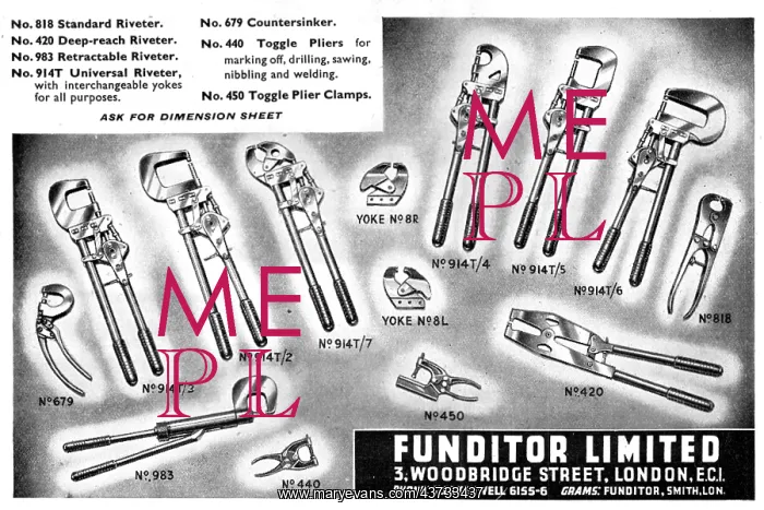  : Funditor Riveting Equipment & Hand Tools
