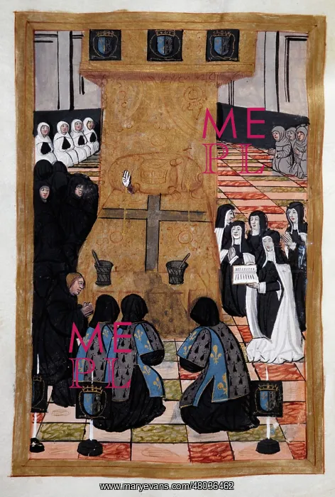 : The funeral of Anne of Brittany : The funeral of Anne of Brittany