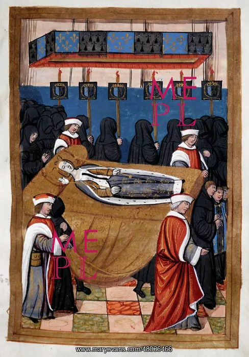: The funeral of Anne of Brittany : The funeral of Anne of Brittany