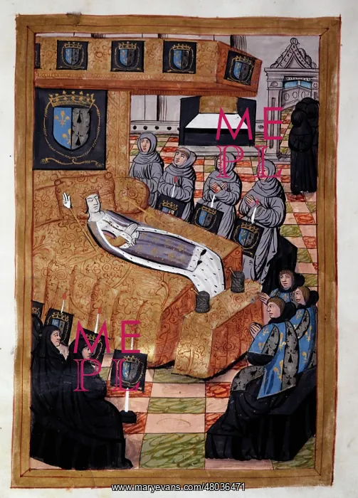 : The funeral of Anne of Brittany : The funeral of Anne of Brittany
