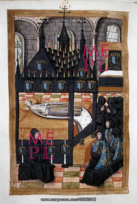 : The funeral of Anne of Brittany : The funeral of Anne of Brittany