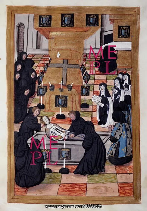 : The funeral of Anne of Brittany : The funeral of Anne of Brittany