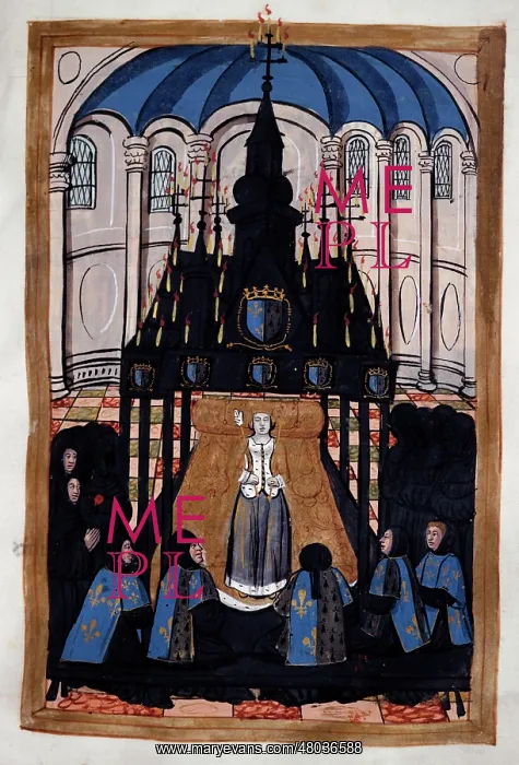 : The funeral of Anne of Brittany : The funeral of Anne of Brittany