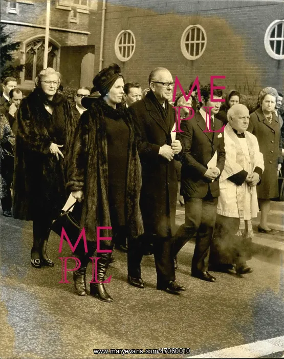 : Funeral of Bebe Daniels, actress : Funeral of Bebe Daniels, actress