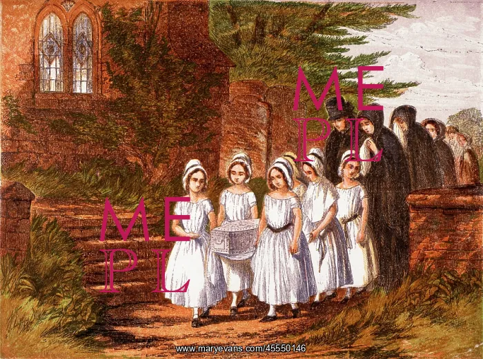 : Funeral - Child, 1861 : Funeral - Child, 1861