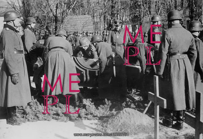 : The funeral of General von Briesen, 1941 : The funeral of General von Briesen, 1941