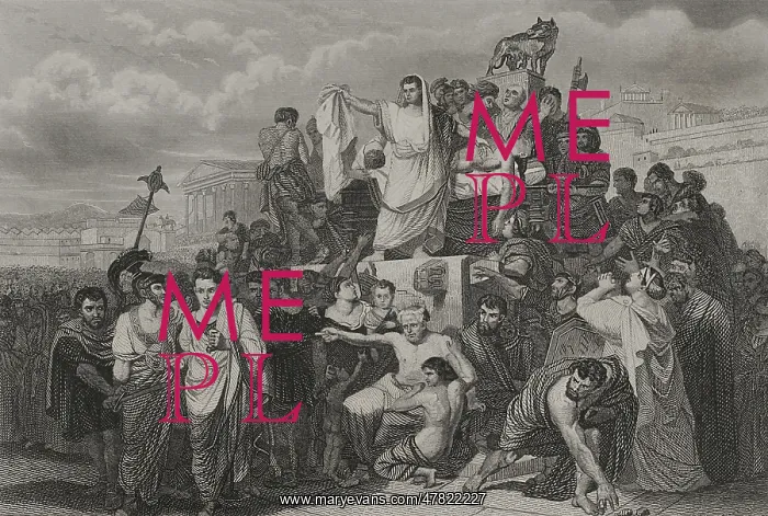 : Funeral of Julius Caesar (100 BC-44 BC) : Funeral of Julius Caesar (100 BC-44 BC)