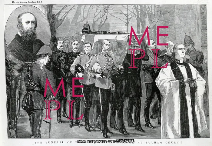 : Funeral of Lord Ranelagh, Fulham : Funeral of Lord Ranelagh, Fulham