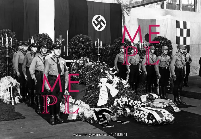 : The funeral of Marga von Etzdorf, 1933 : The funeral of Marga von Etzdorf, 1933