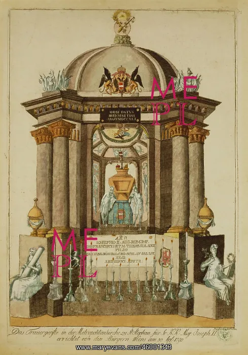 : Funeral monument for Emperor Joseph II : Funeral monument for Emperor Joseph II