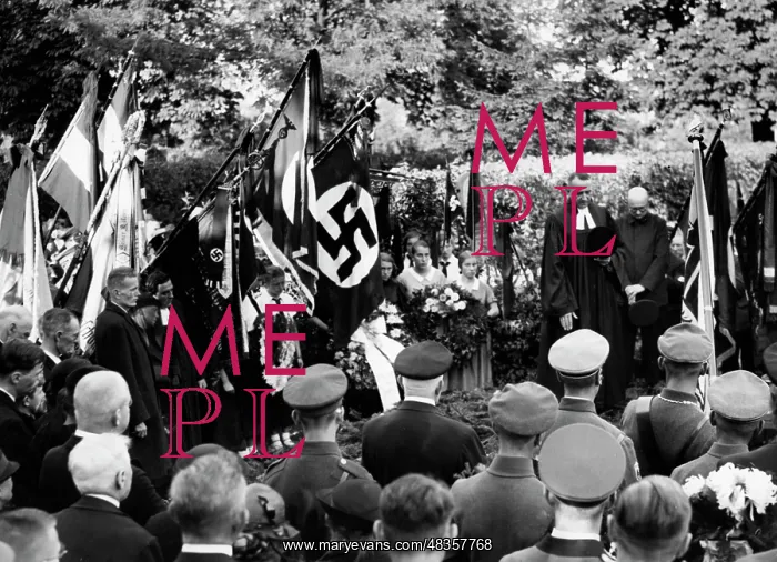 : Funeral of a priest, 1934 : Funeral of a priest, 1934