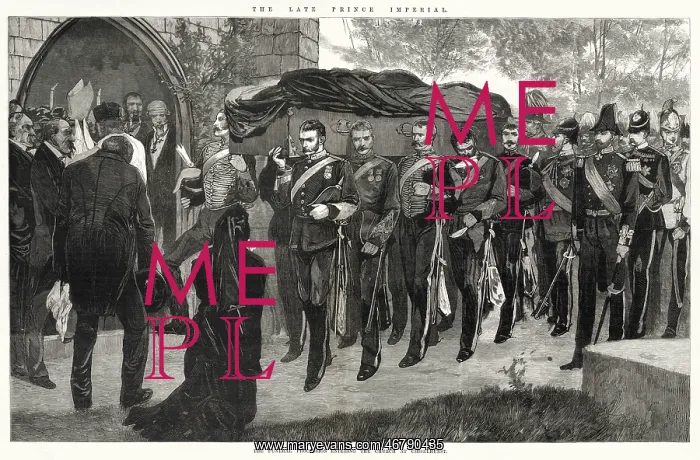 : Funeral of the Prince Imperial at Chiselhurst : Funeral of the Prince Imperial at Chiselhurst
