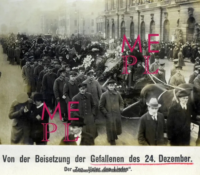 : Funeral procession of the fallen of December 24, 1918 : Funeral procession of the fallen of December 24, 1918
