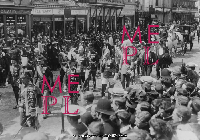 : Funeral procession for the funeral of King : Funeral procession for the funeral of King