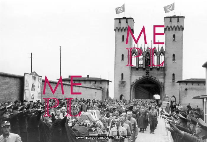 : Funeral procession for a killed SA man, 1939 : Funeral procession for a killed SA man, 1939