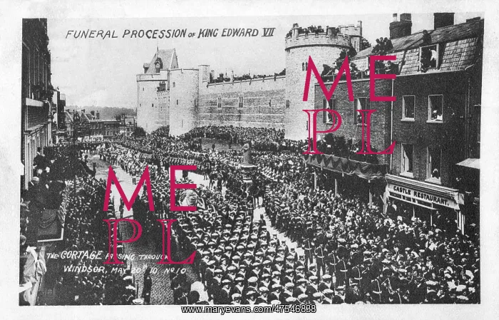: The funeral procession of King Edward VII : The funeral procession of King Edward VII