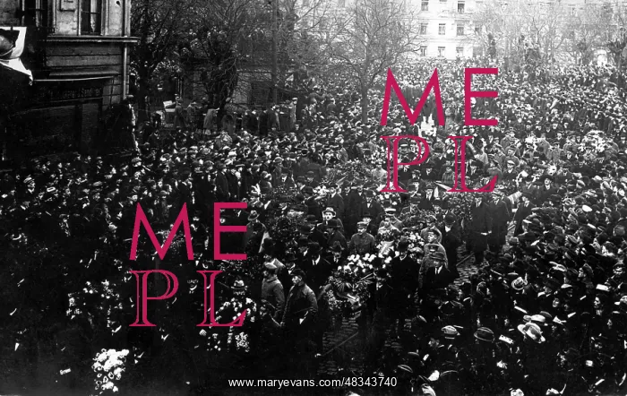  : Funeral procession of Kurt Eisner, 1919